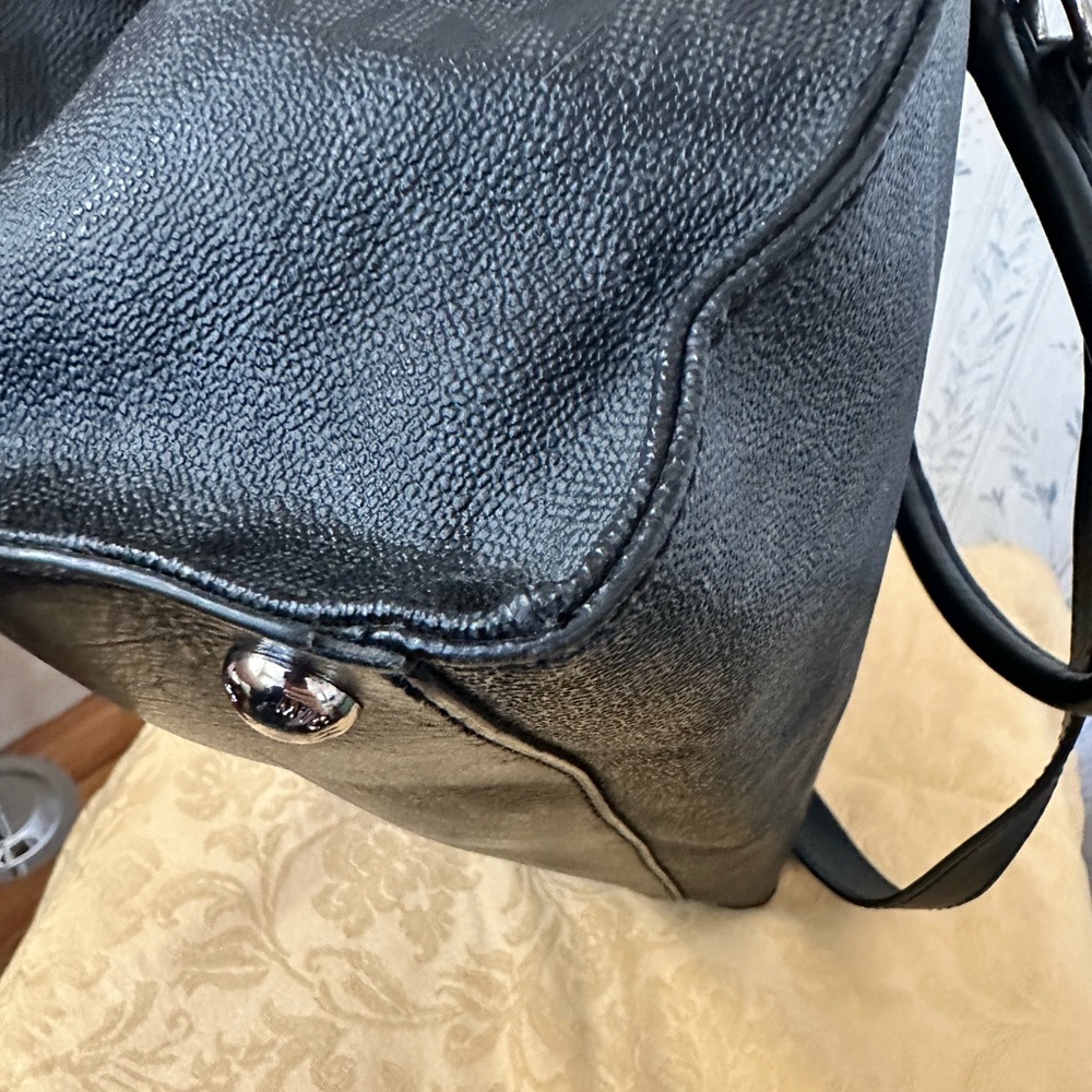 Michael Kors Black Leather Satchel - Picture 9 of 16